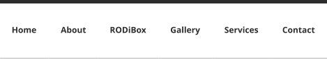 Home About RODiBox Gallery Services Contact